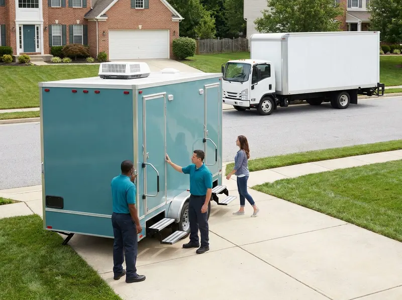 Multi-Station Luxury Restroom Trailers in Baltimore, MD
