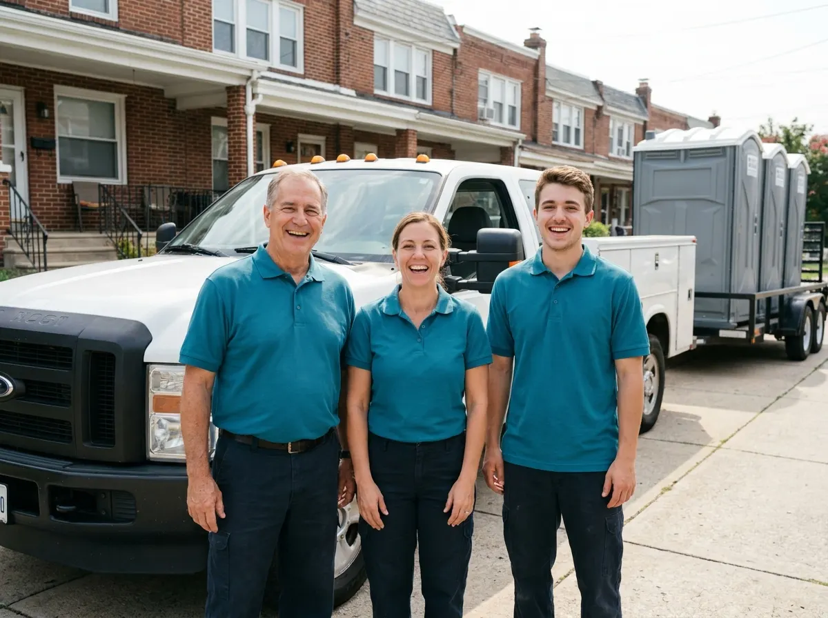 Stonegate Portable Restrooms portable toilet rentals team in Baltimore, MD